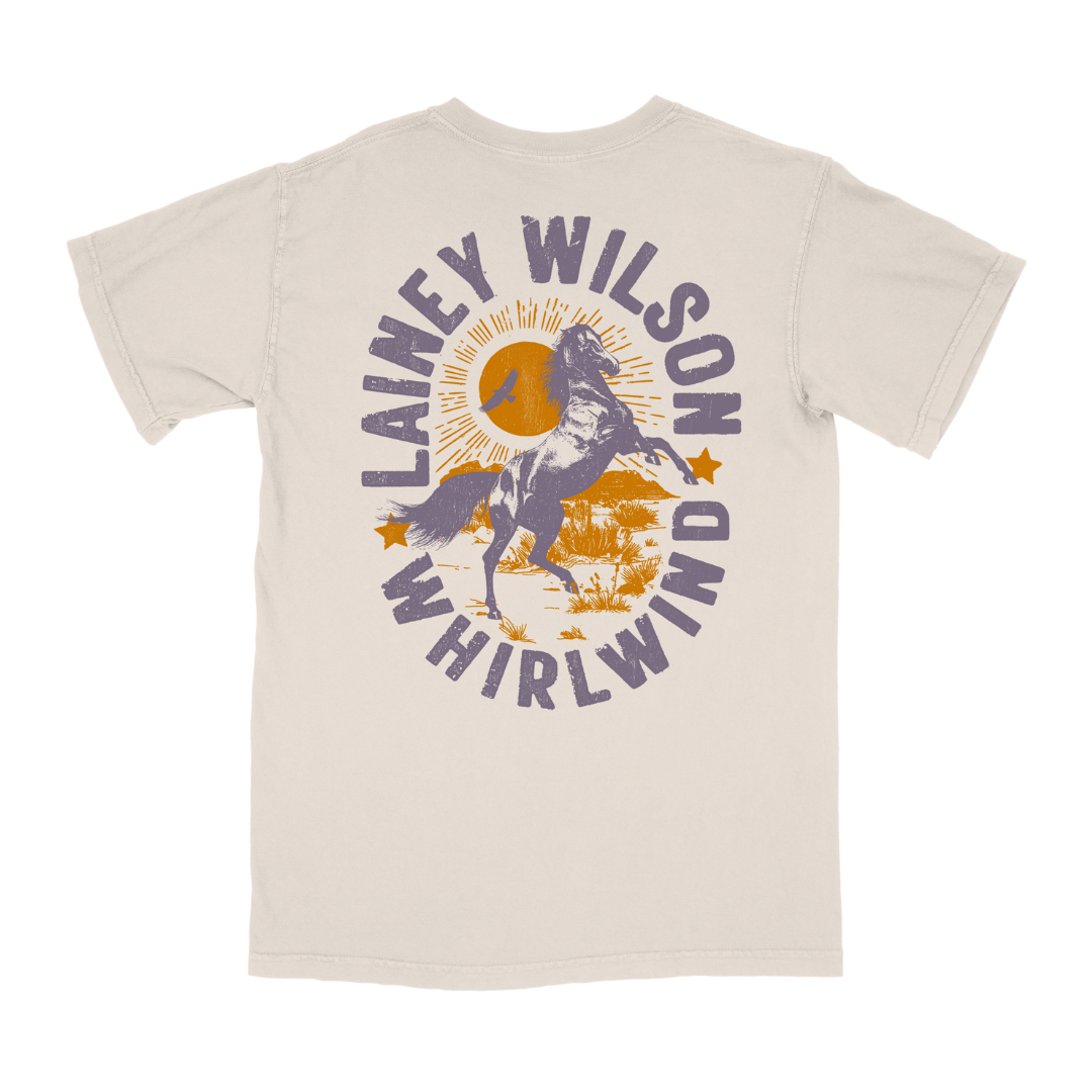 Cream rearing Horse T-Shirt