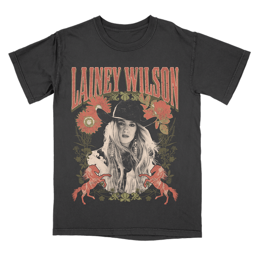 Floral Portrait T Shirt