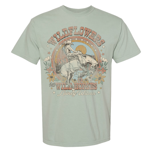 Green Wildflowers T Shirt