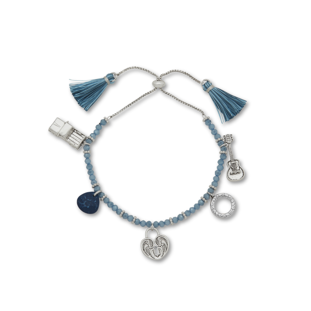 Love Blue Charm Bracelet