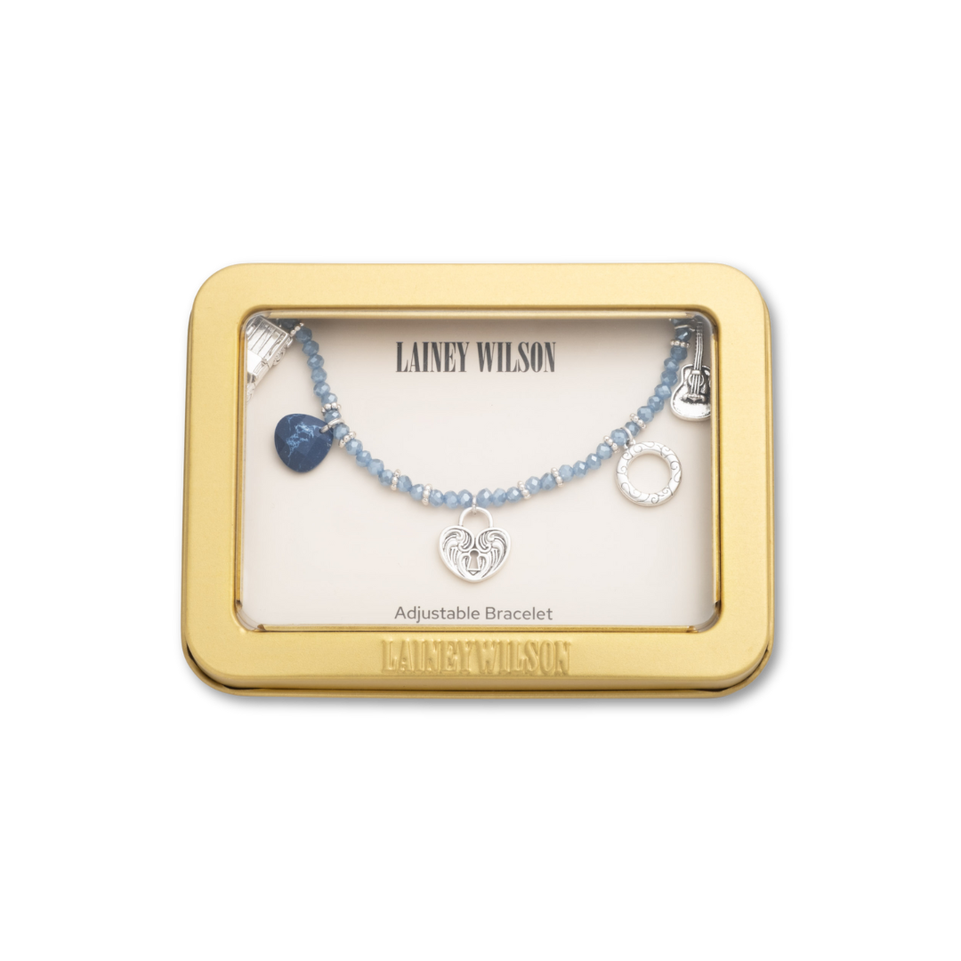 Love Blue Charm Bracelet