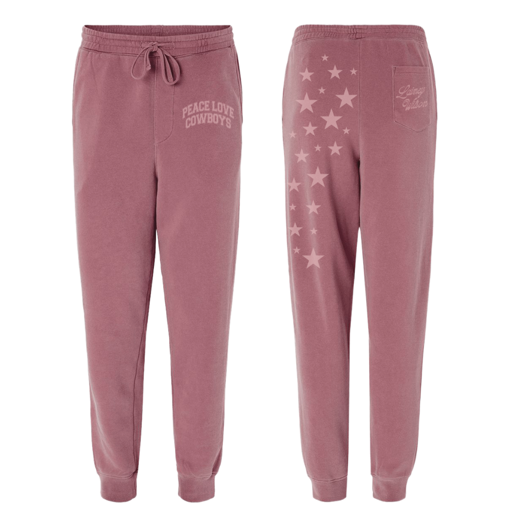 peace love basketball sweatpants