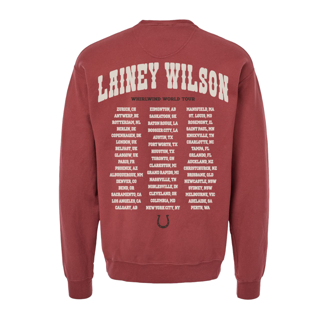 Whirlwind World Tour Billboard Crewneck