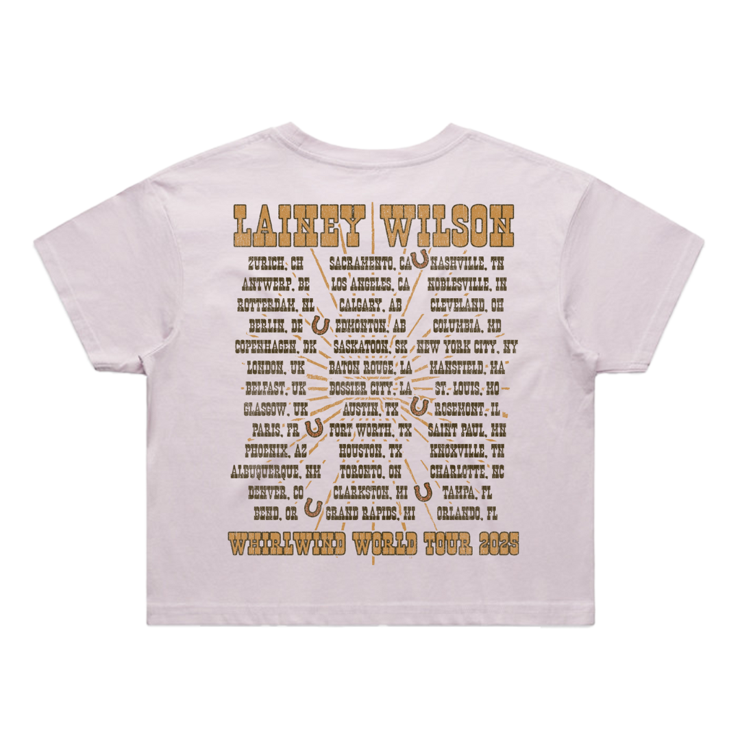 Whirlwind World Tour Crop T Shirt
