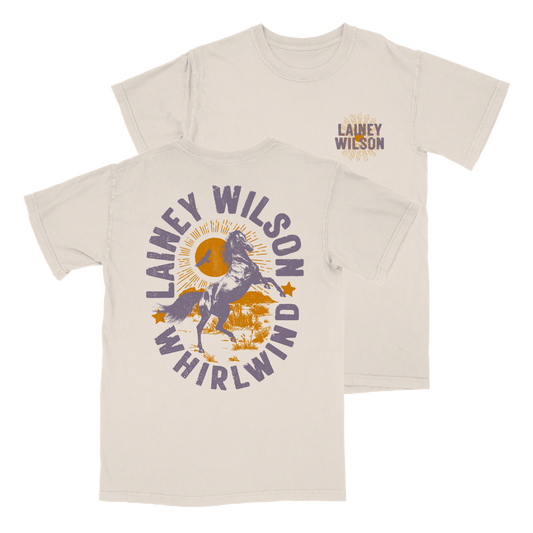 Cream rearing Horse T-Shirt