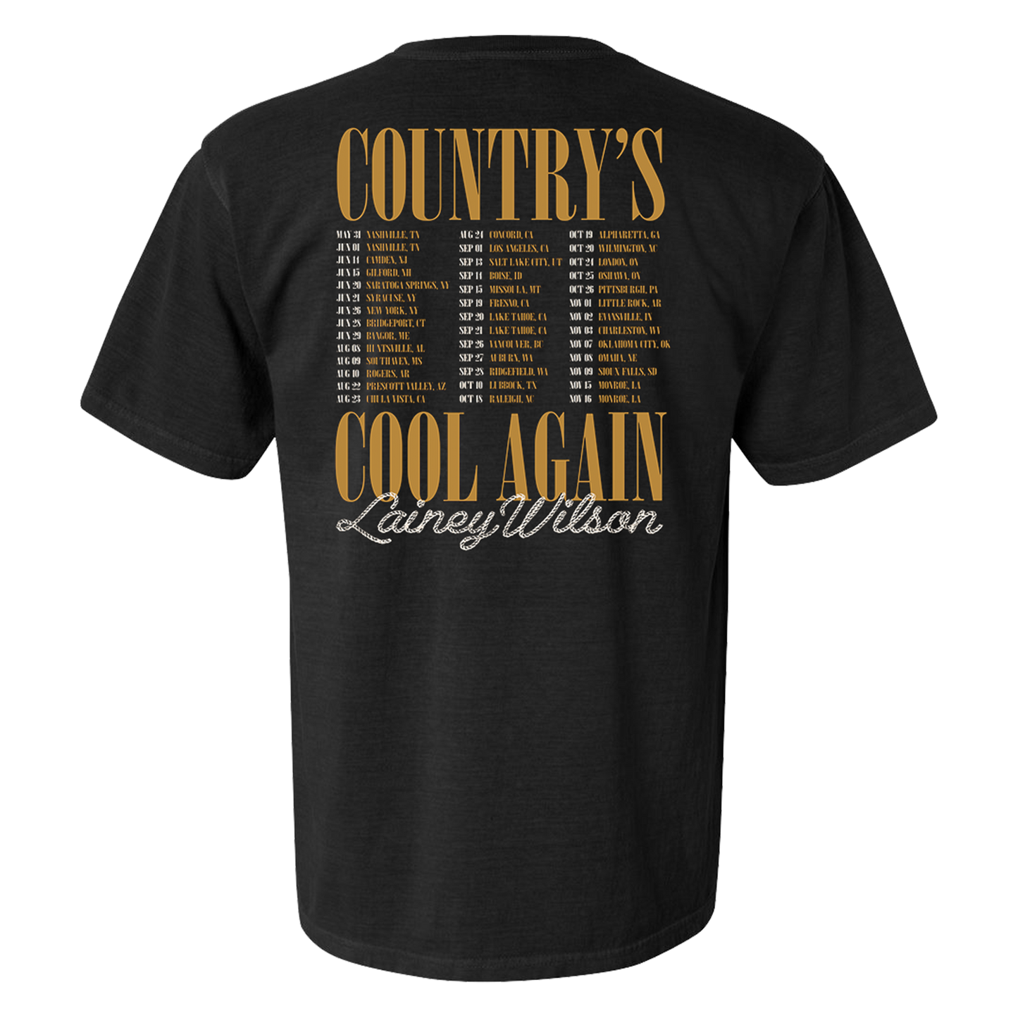 Country’s Cool Again Tour T-Shirt - Lainey Wilson