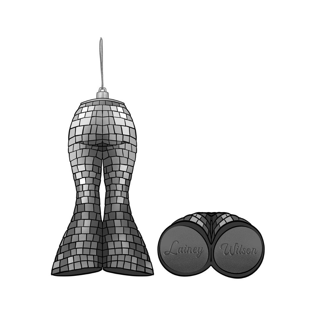 Bell Bottoms Disco Ornament