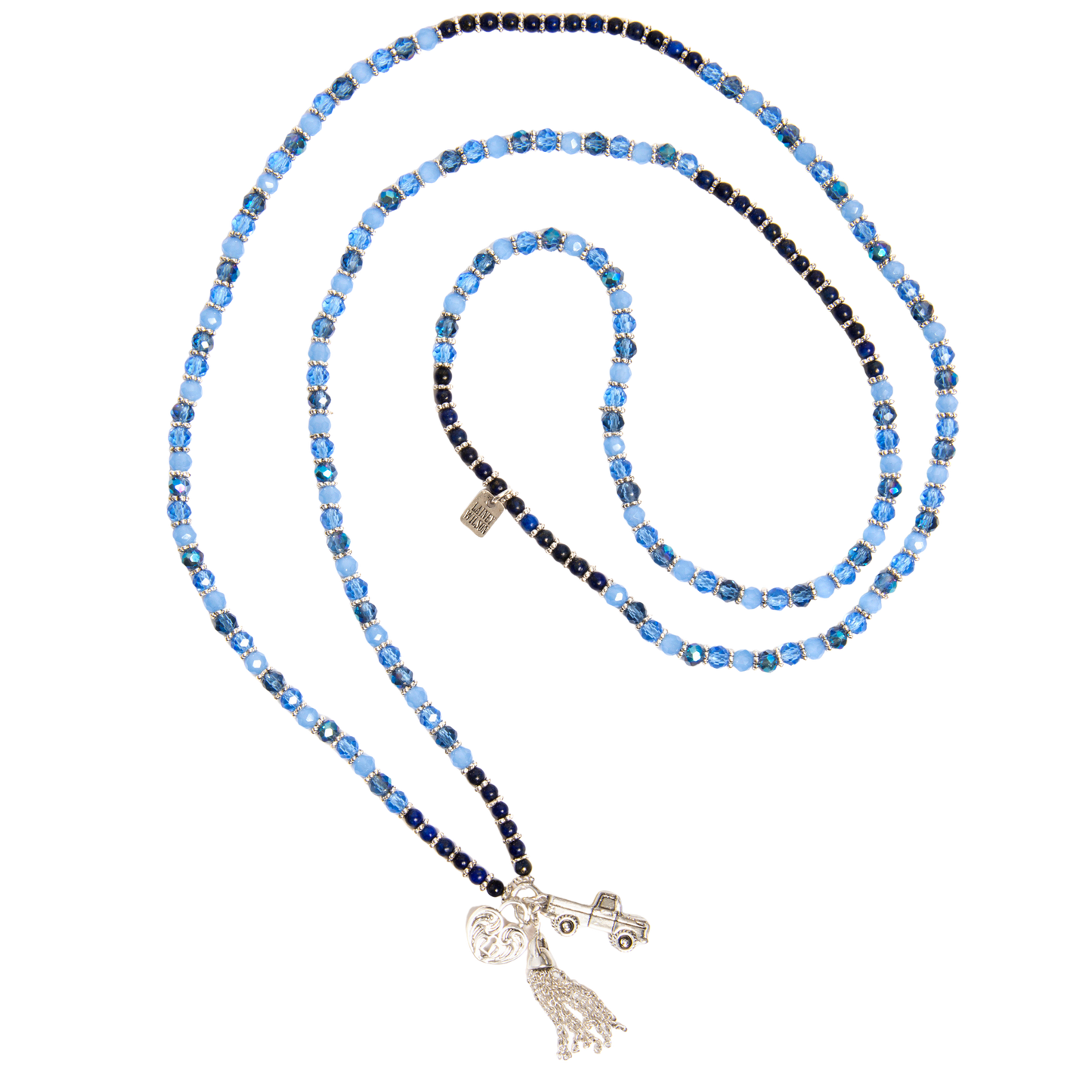 Blue Charm Bracelet/Necklace