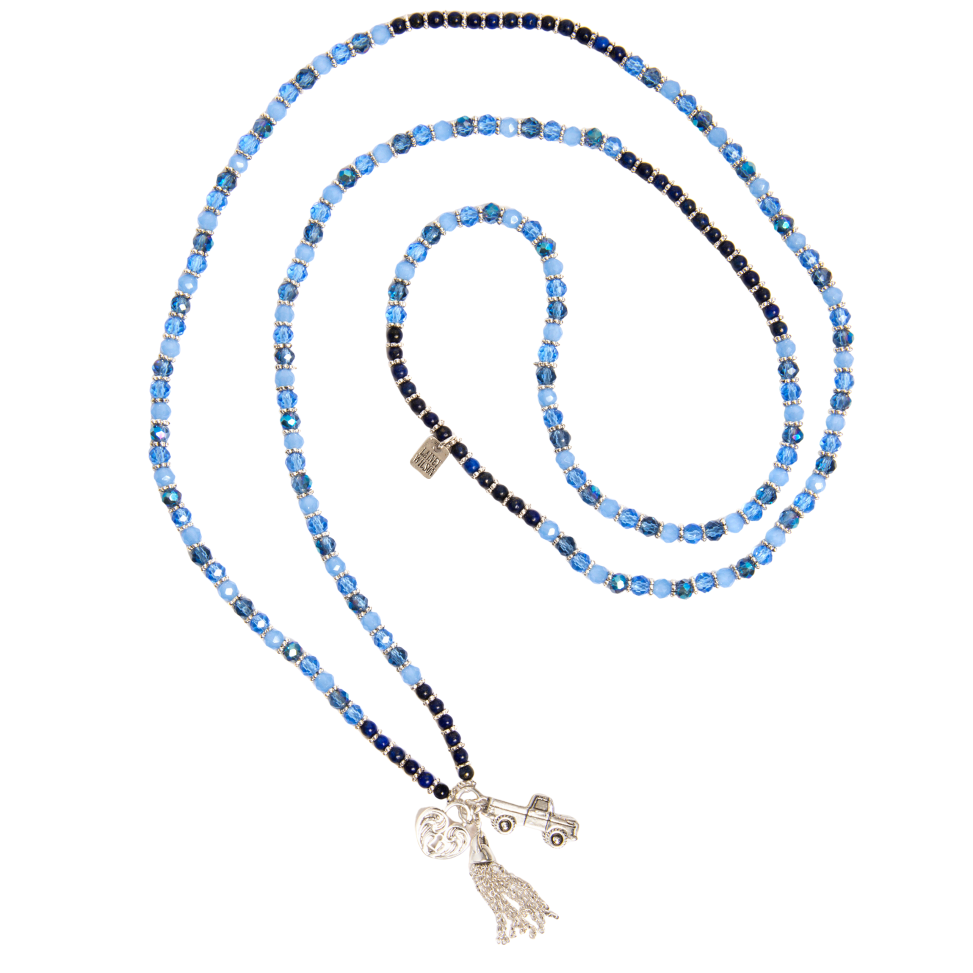Blue Charm Bracelet/Necklace