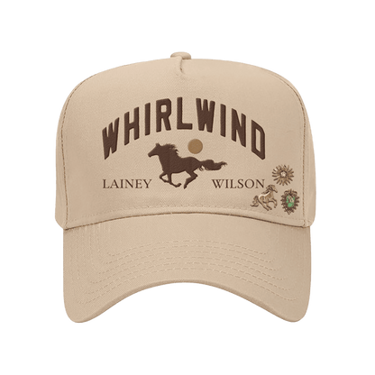 Khaki Whirlwind Hat + Motif Pin Pack