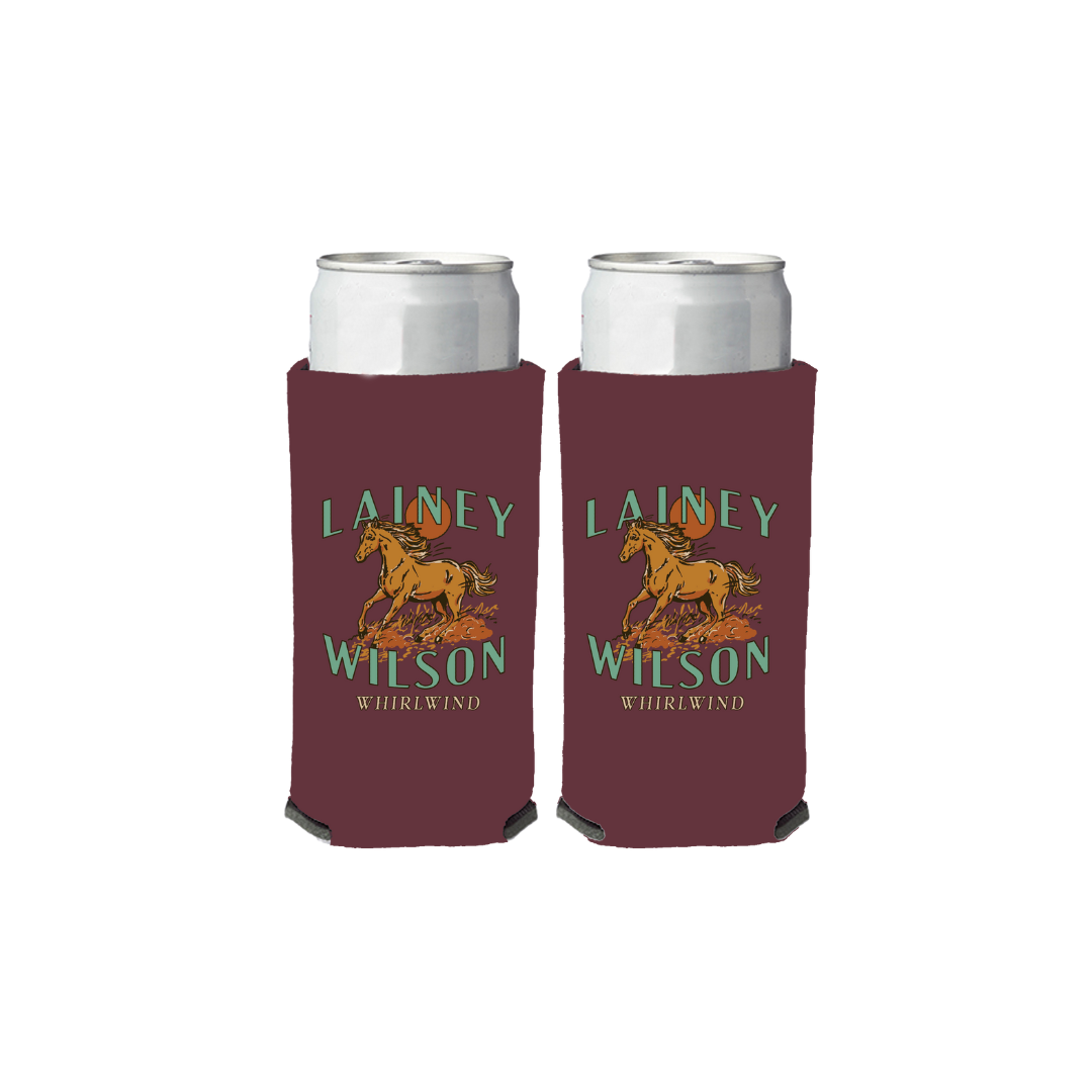 Running Stallion Slim Can Cooler
