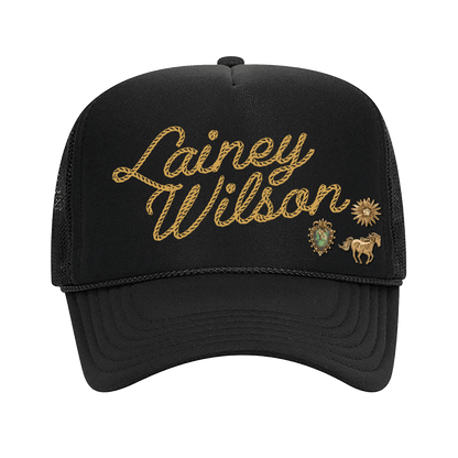 Logo Rope Trucker Hat + Motif Pin Pack