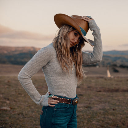 Lone Wolf Cowgirl Hat