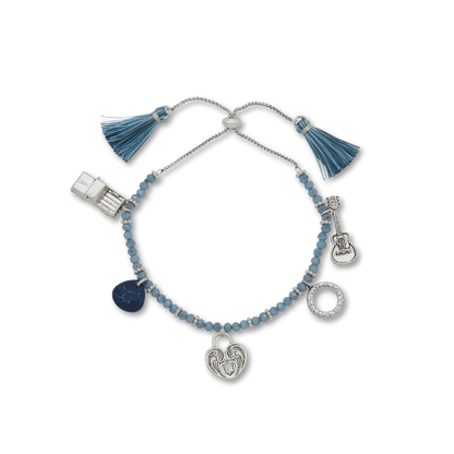 Love Blue Charm Bracelet