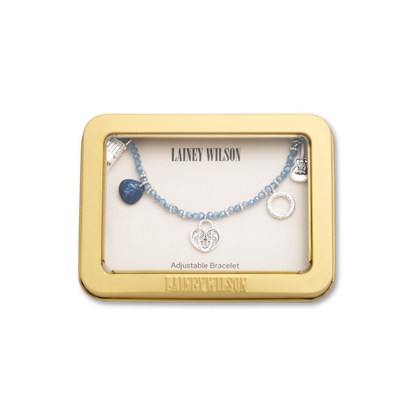 Love Blue Charm Bracelet