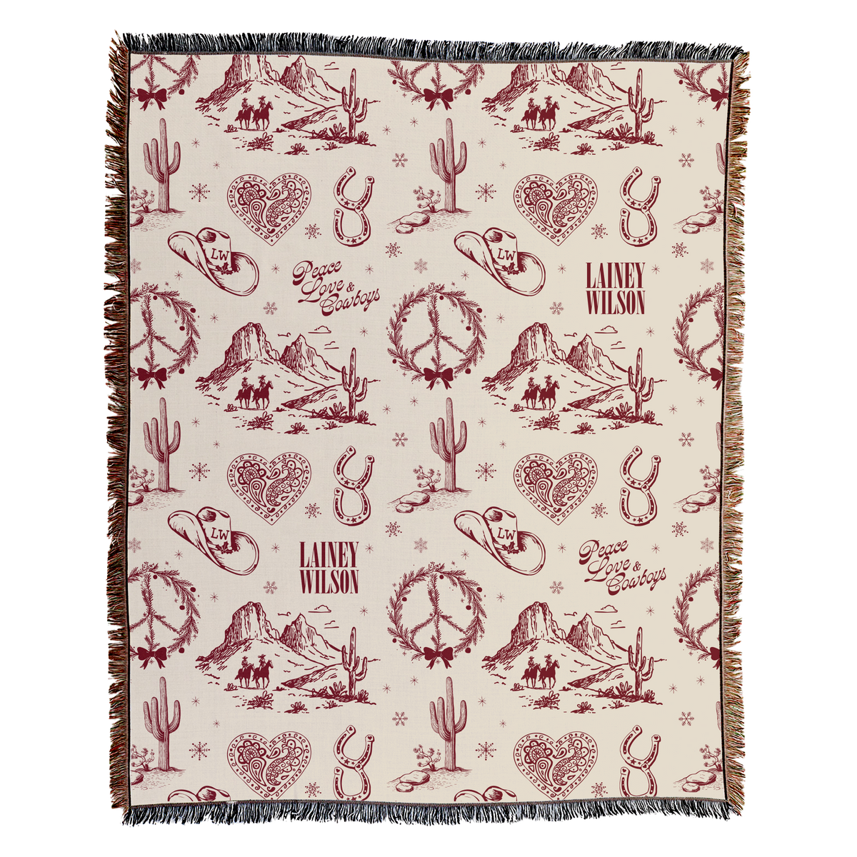 Lainey Wilson Woven Blanket