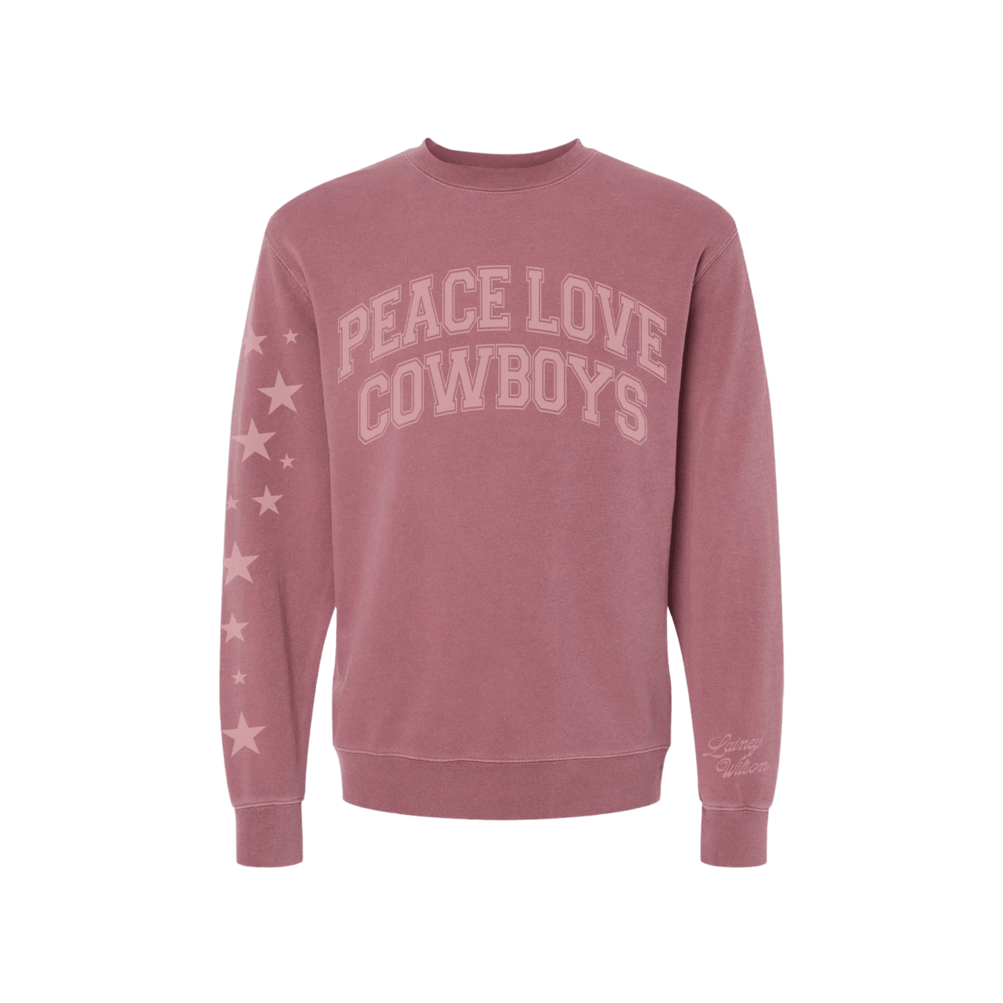 Peace Love and Cowboys Crewneck