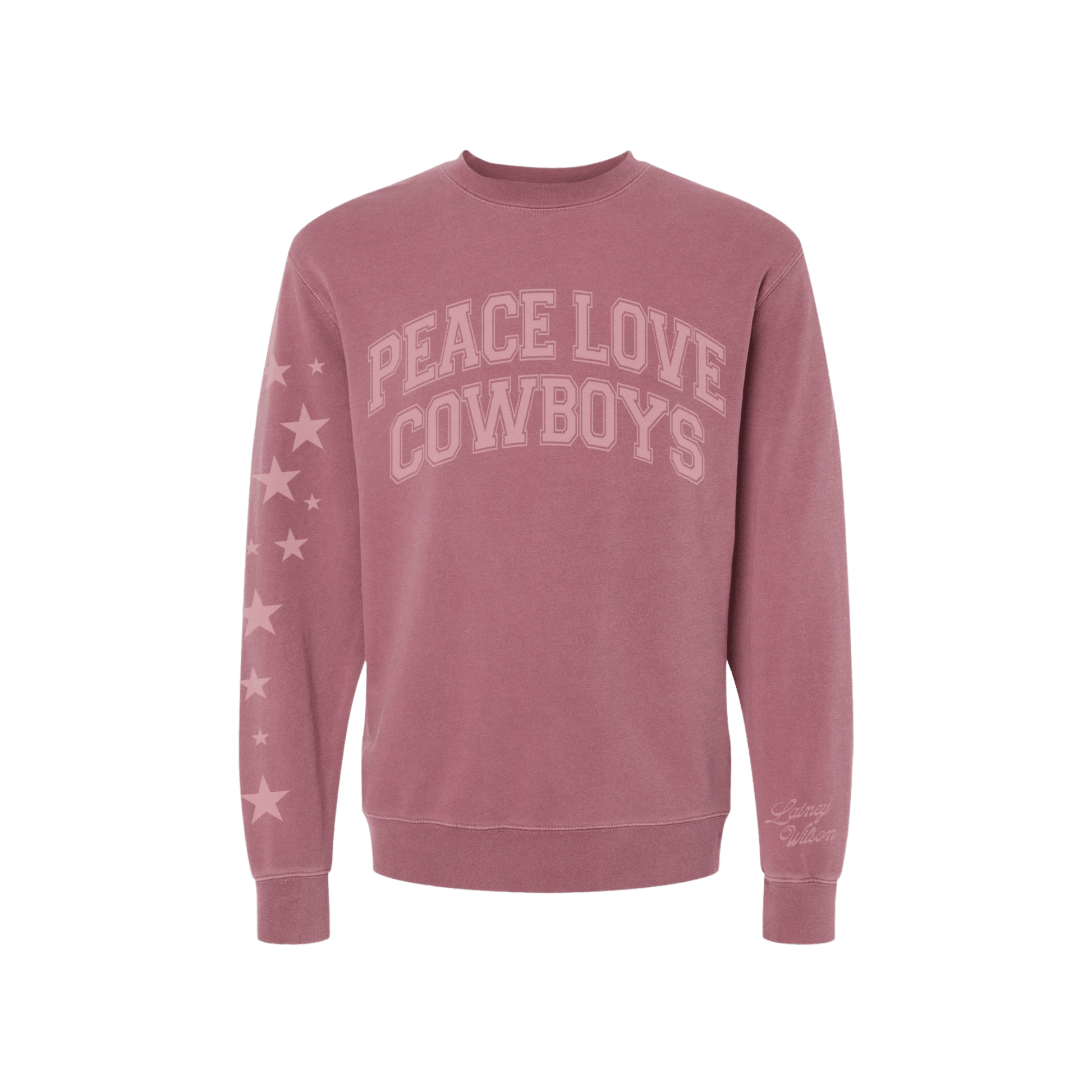 Peace Love and Cowboys Crewneck