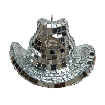 Peace Love and Cowboys Disco Ornament Set