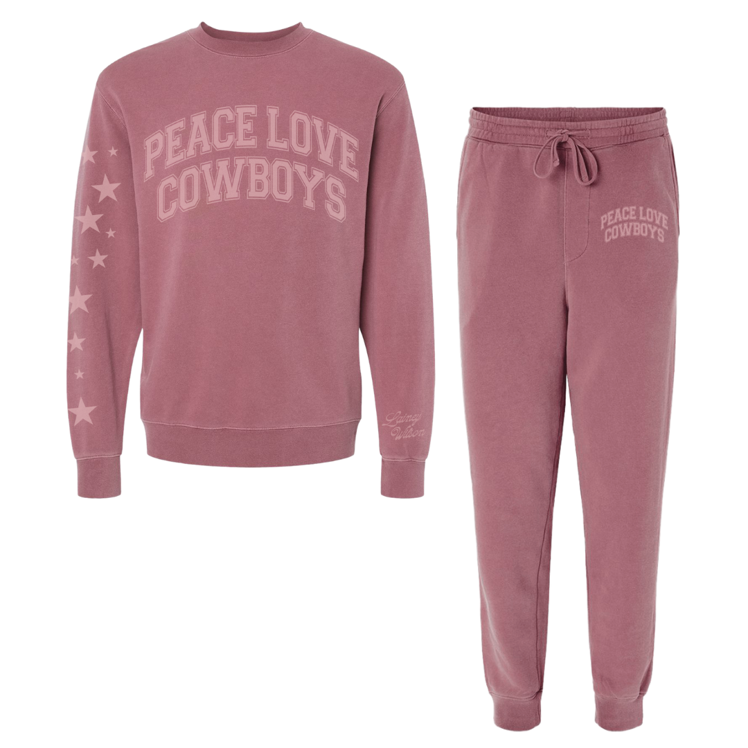 Peace Love and Cowboys Sweatsuit