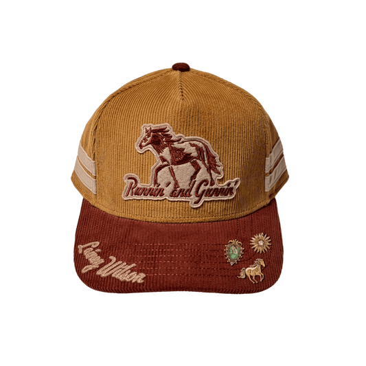 Runnin’ and Gunnin’ Hat + Motif Pin Pack