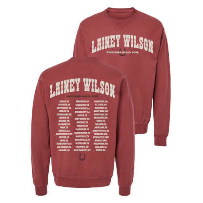 Whirlwind World Tour Billboard Crewneck