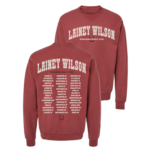 Whirlwind World Tour Billboard Crewneck