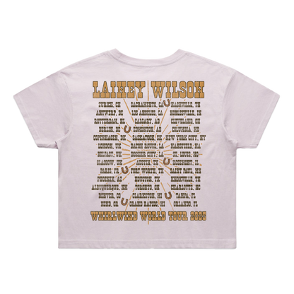 Whirlwind World Tour Crop T Shirt