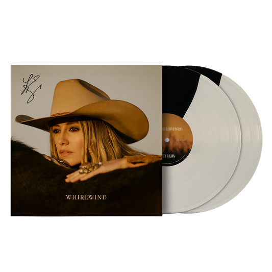 Vinyl record album titled ’Whirlwind’ featuring a woman in a cowboy hat on the cover.