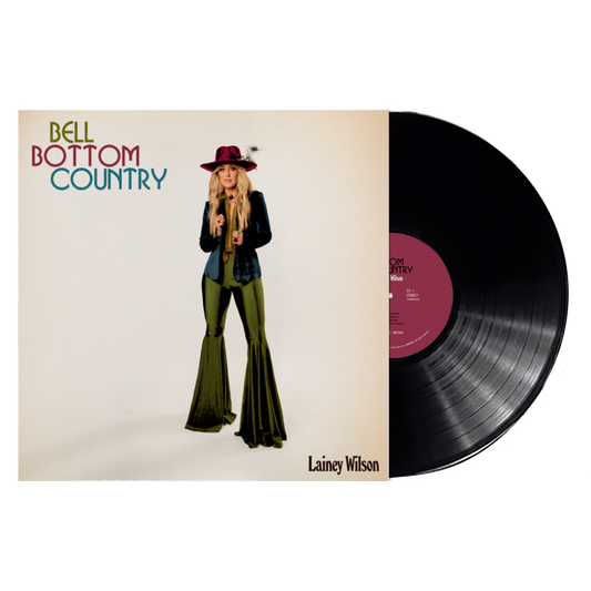 Signed Bell Bottom Country Vinyl